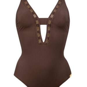 cutout of Maryan Mehlhorn Harmonia Low Plunge suit